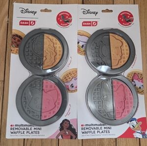 NEW Dash x Disney Removable Mini Waffle Plates (Moana, Pua, Donald, & Daisy)